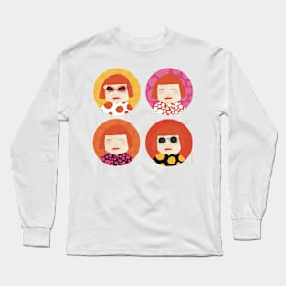 Yayoi Kusama inspired, start your day in a happy mood Long Sleeve T-Shirt